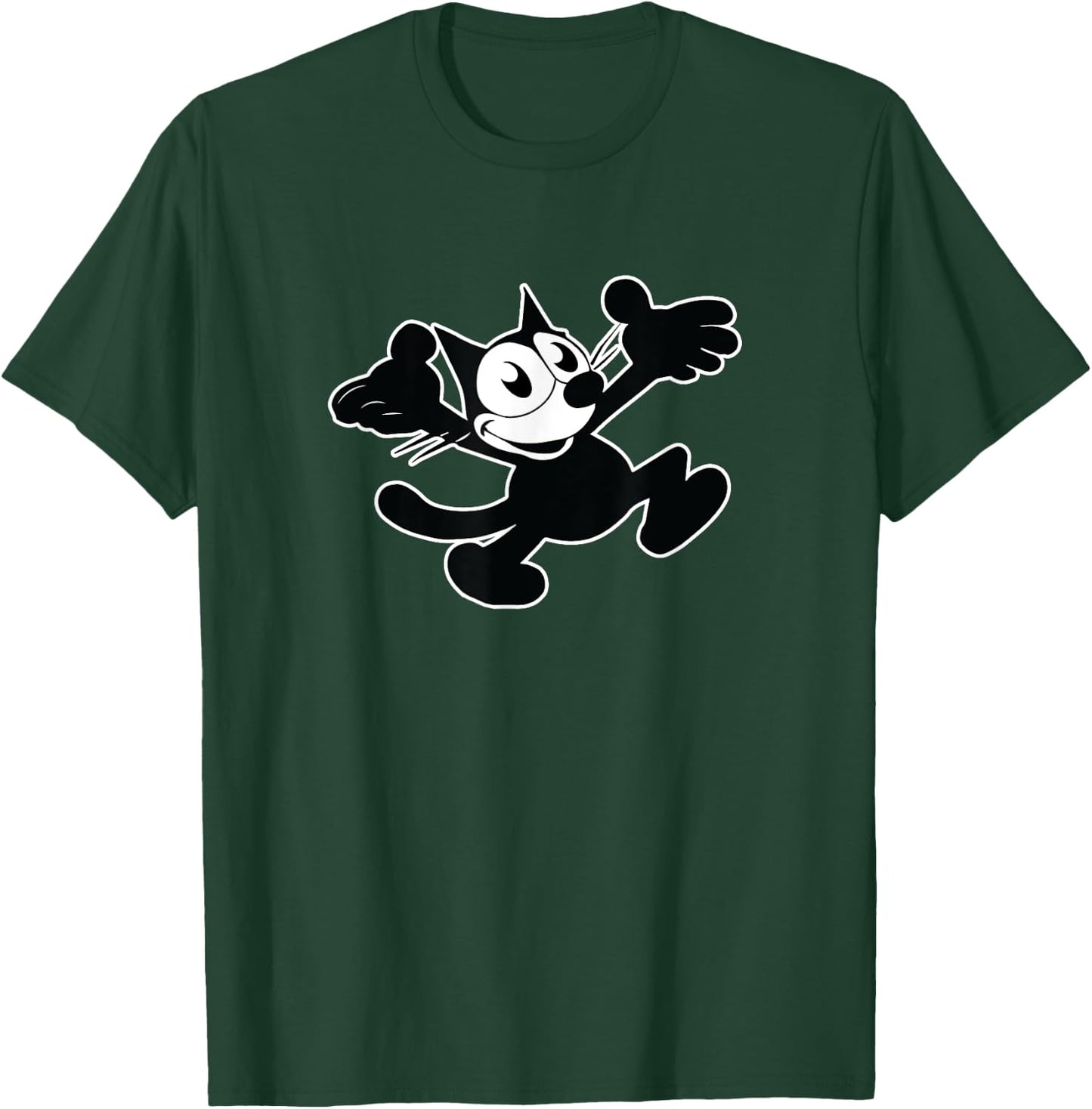 Felix Super Retro Cartoon Cat Big Hug Cartoon Vintage T-Shirt - T-Shirt | Forest
