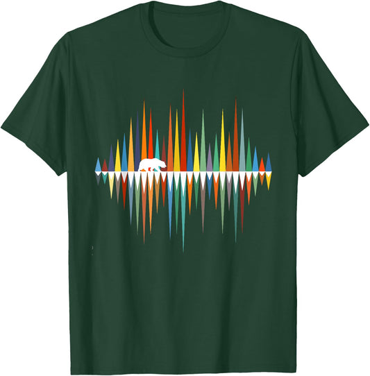 Trees Reflection Wildlife Nature Animal Bear Outdoor Forest T-Shirt - T-Shirt | Forest