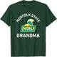 Norfolk State University Spartans Arched Grandma T-Shirt - T-Shirt | Forest