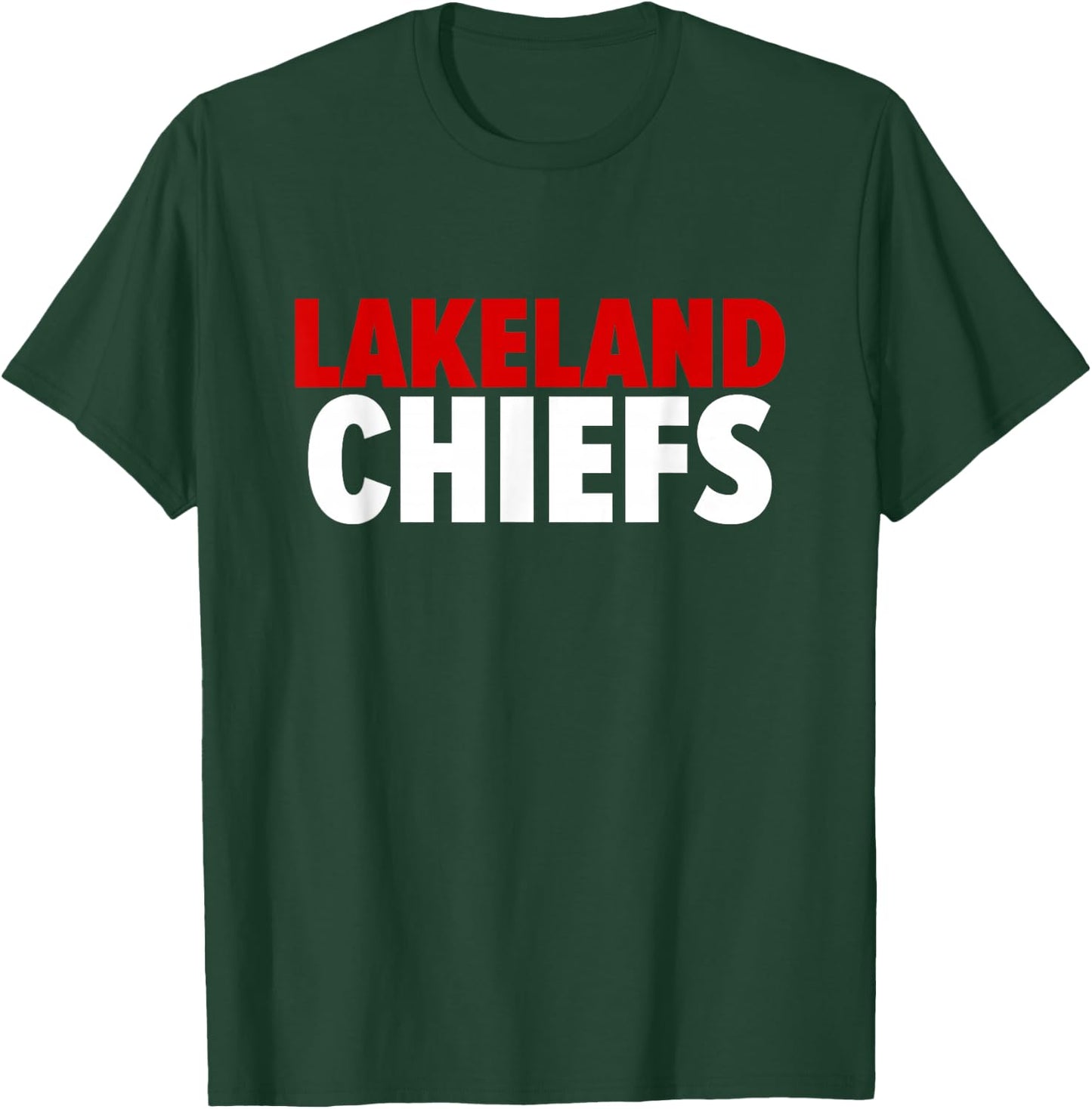 Lakeland Chiefs Bold T-Shirt - T-Shirt | Forest