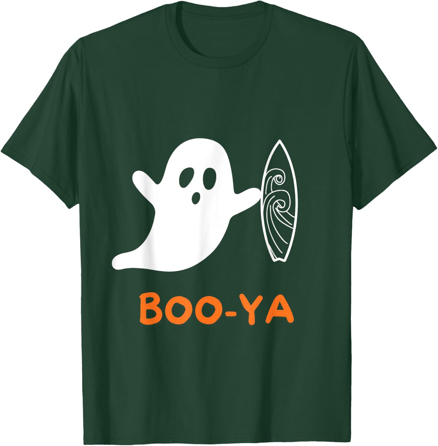 Funny Halloween Apparel Ghost Boo-ya T-Shirt - T-Shirt | Forest