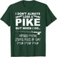 Pike Fishing - Youth Black Small Modern Northern Pike Fishing T-Shirt - T-Shirt | Forest