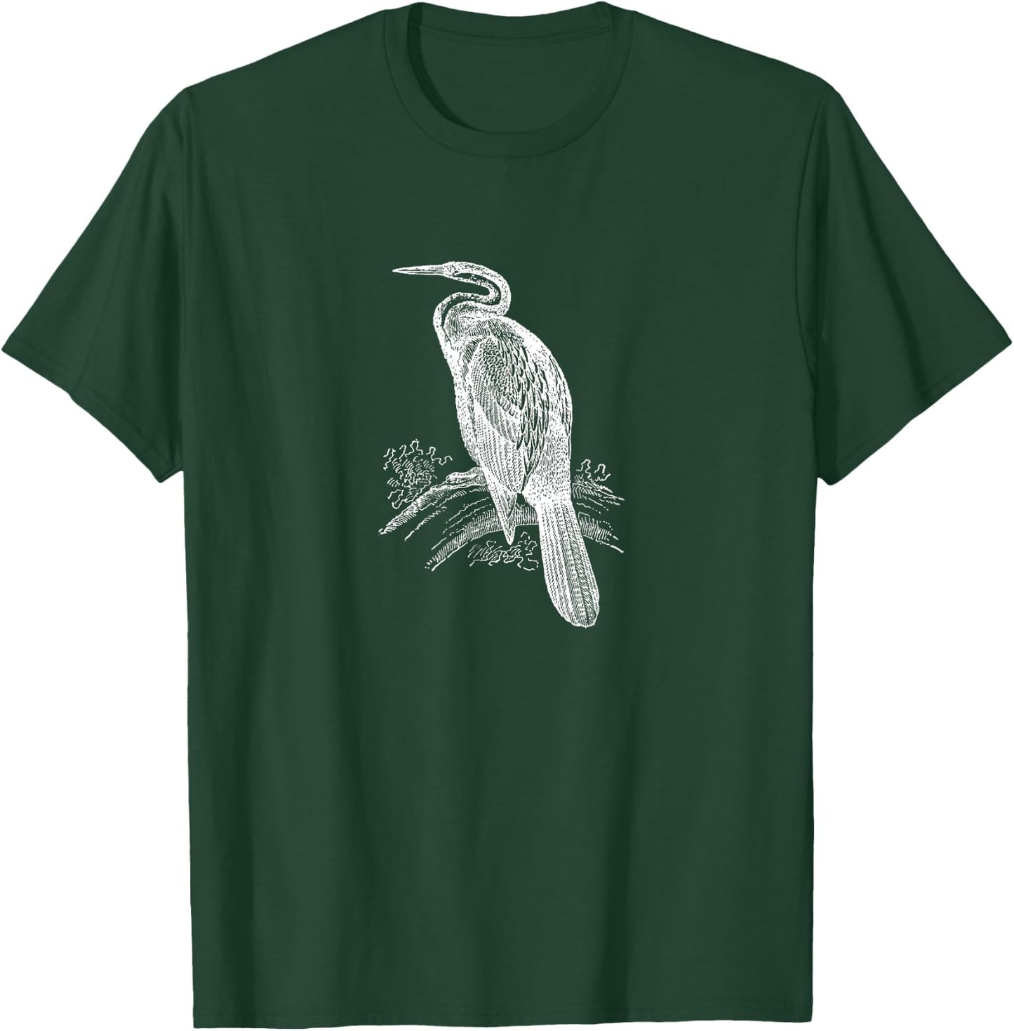 Anhinga Snake Bird Darter Bird Anhinga Cormorant T-Shirt - T-Shirt | Forest