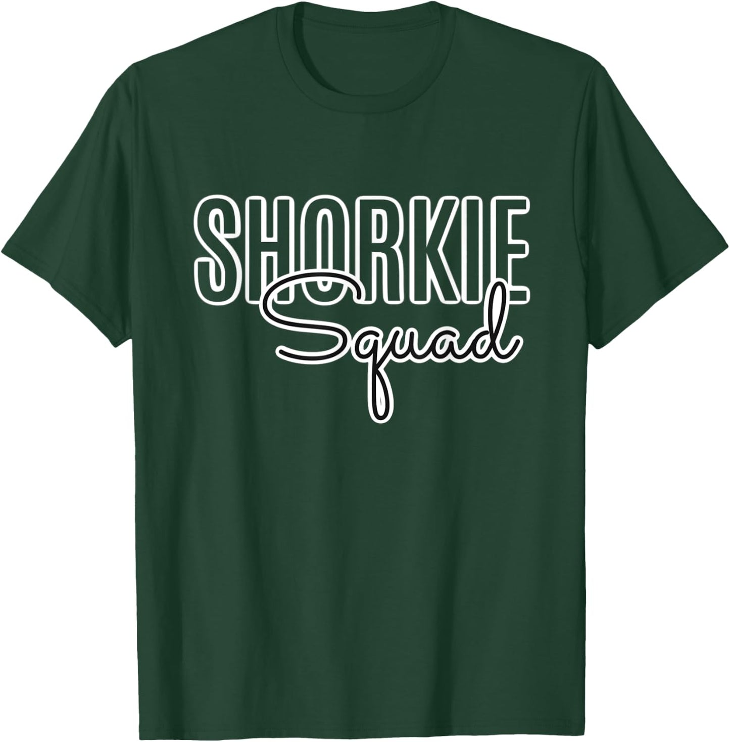 Shorkie Dog Lover Gifts Pet Owner Mama Dad Shorkie Squad Men Women Kids T-Shirt - T-Shirt | Forest