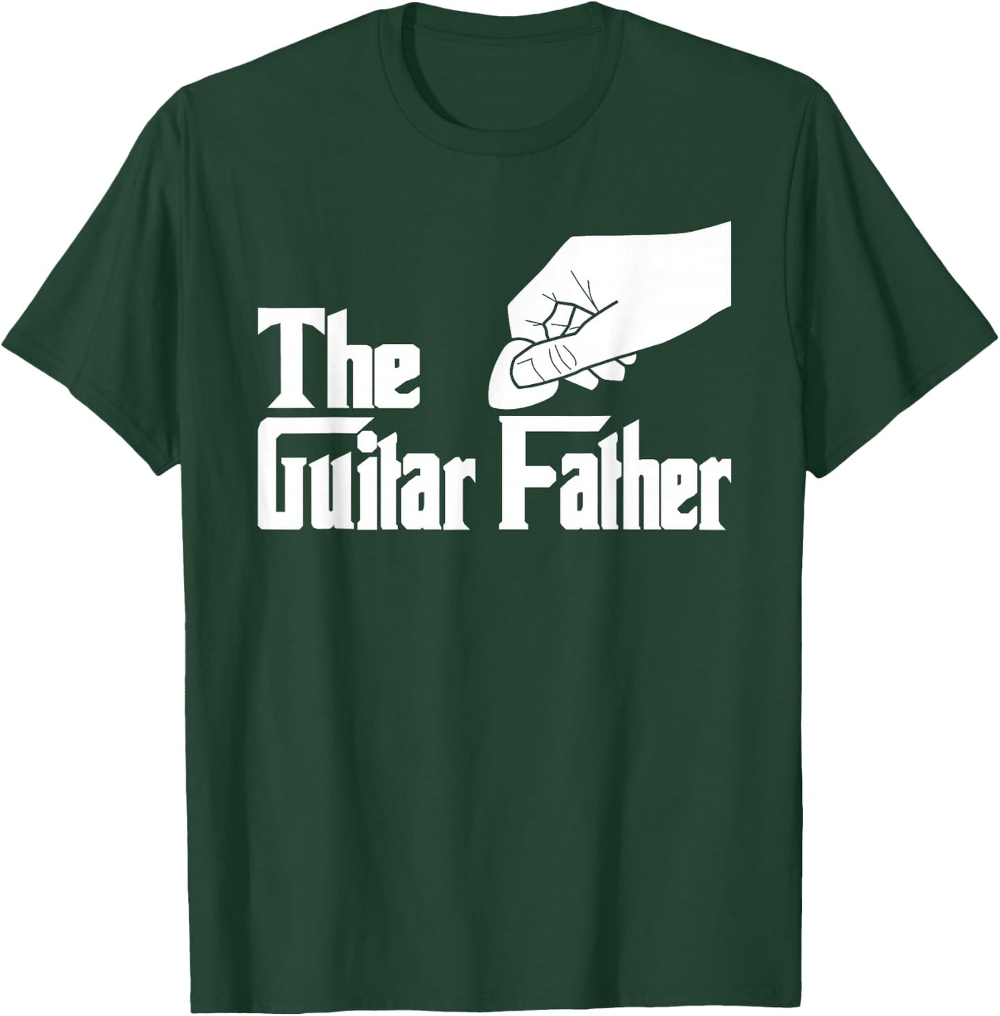 The Guitar Father - Guitar Player Guitarist Musician T-Shirt - T-Shirt | Forest