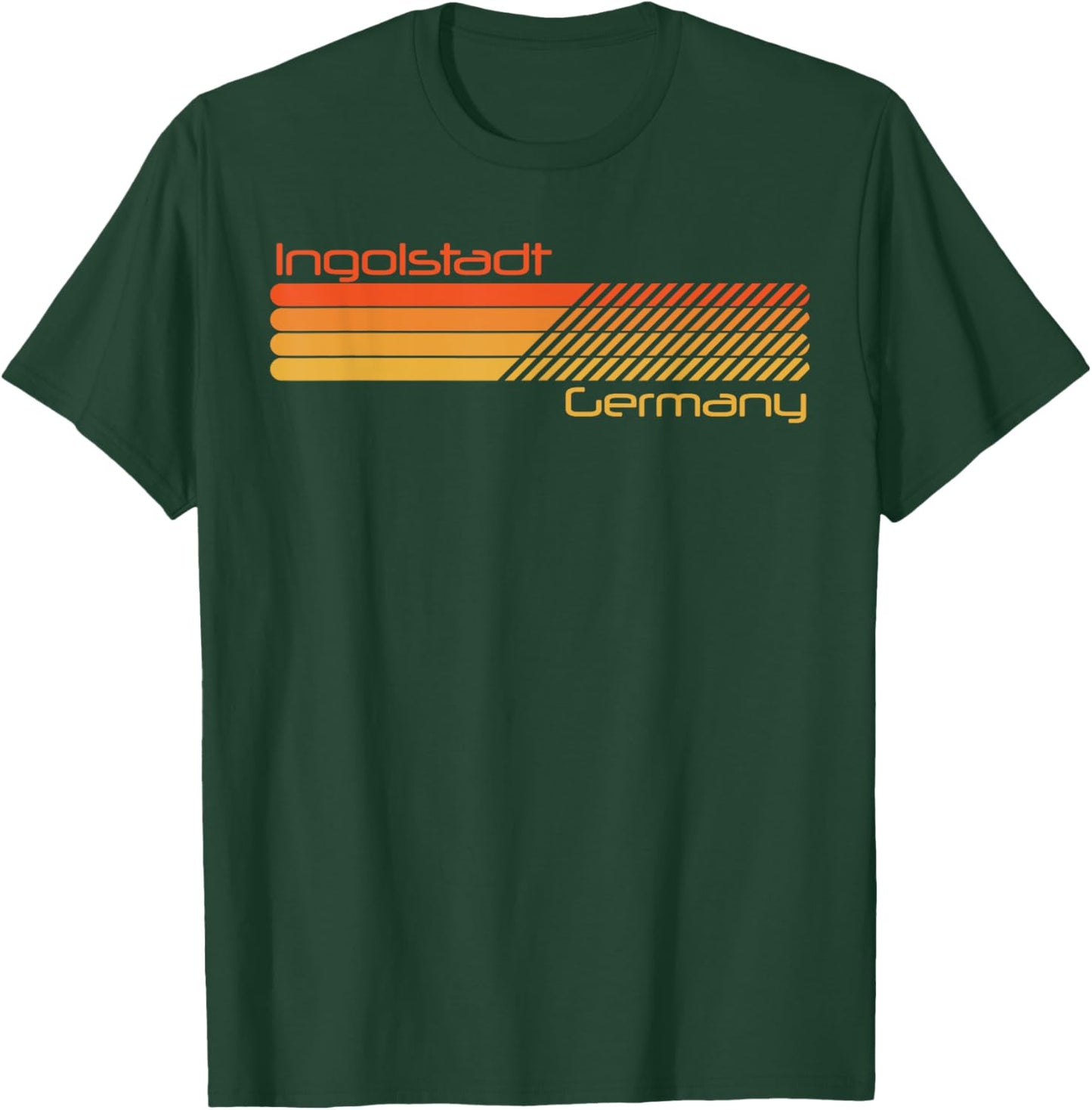 Retro Ingolstadt Germany T-Shirt - T-Shirt | Forest
