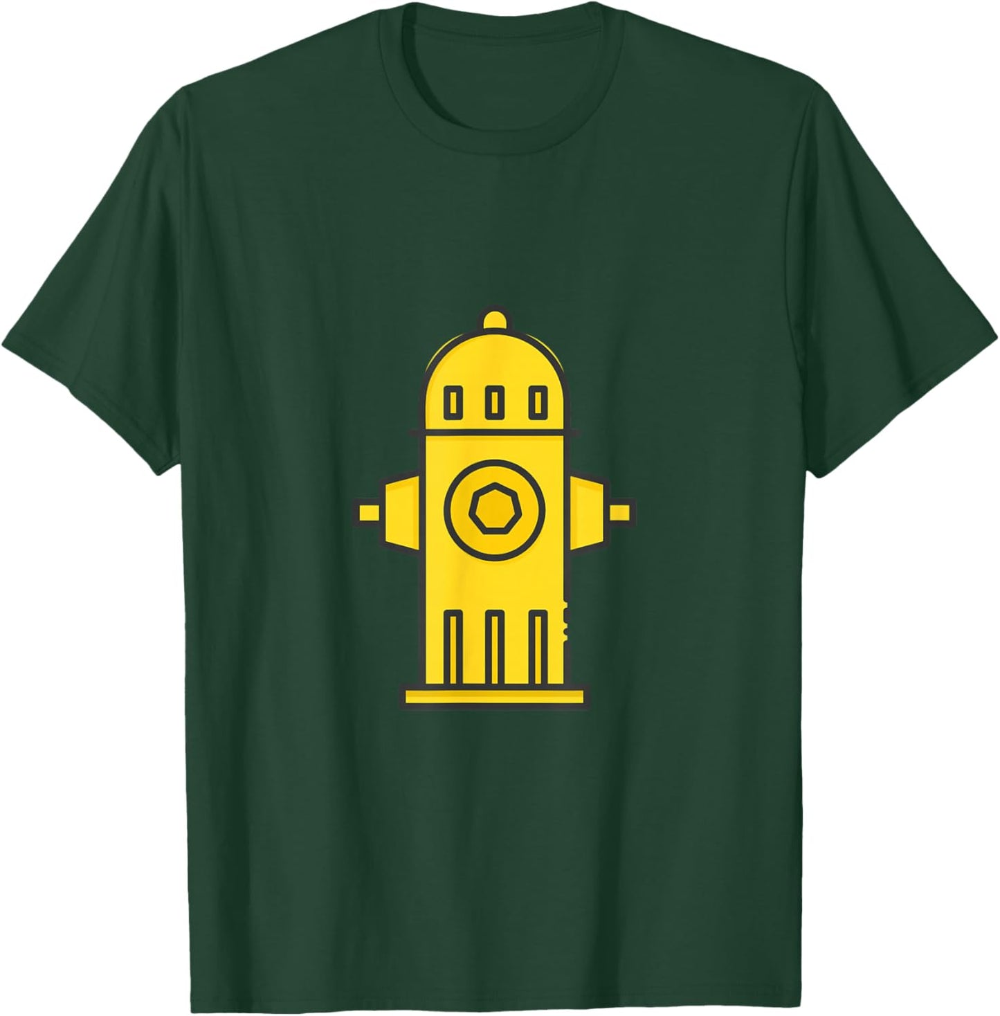 Yellow Fire Hydrant T-Shirt - T-Shirt | Forest