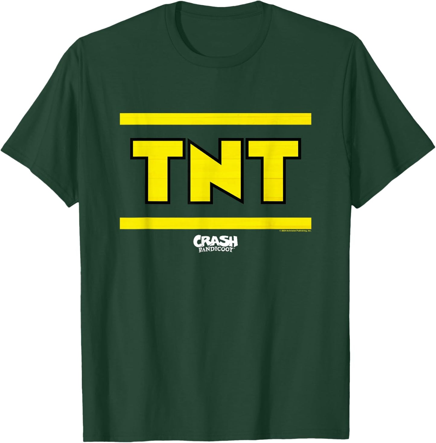 Crash Bandicoot TNT Box Big Chest Logo T-Shirt - T-Shirt | Forest