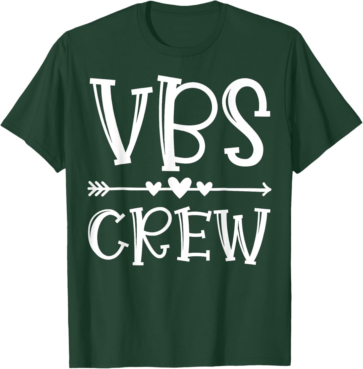 VBS Crew Faith-Based Gathering Sunday School Teacher Women Girls Kids T-Shirt - T-Shirt | Forest
