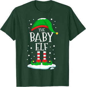 The Baby Elf Christmas Family Matching Xmas Group Funny T-Shirt - T-Shirt | Forest