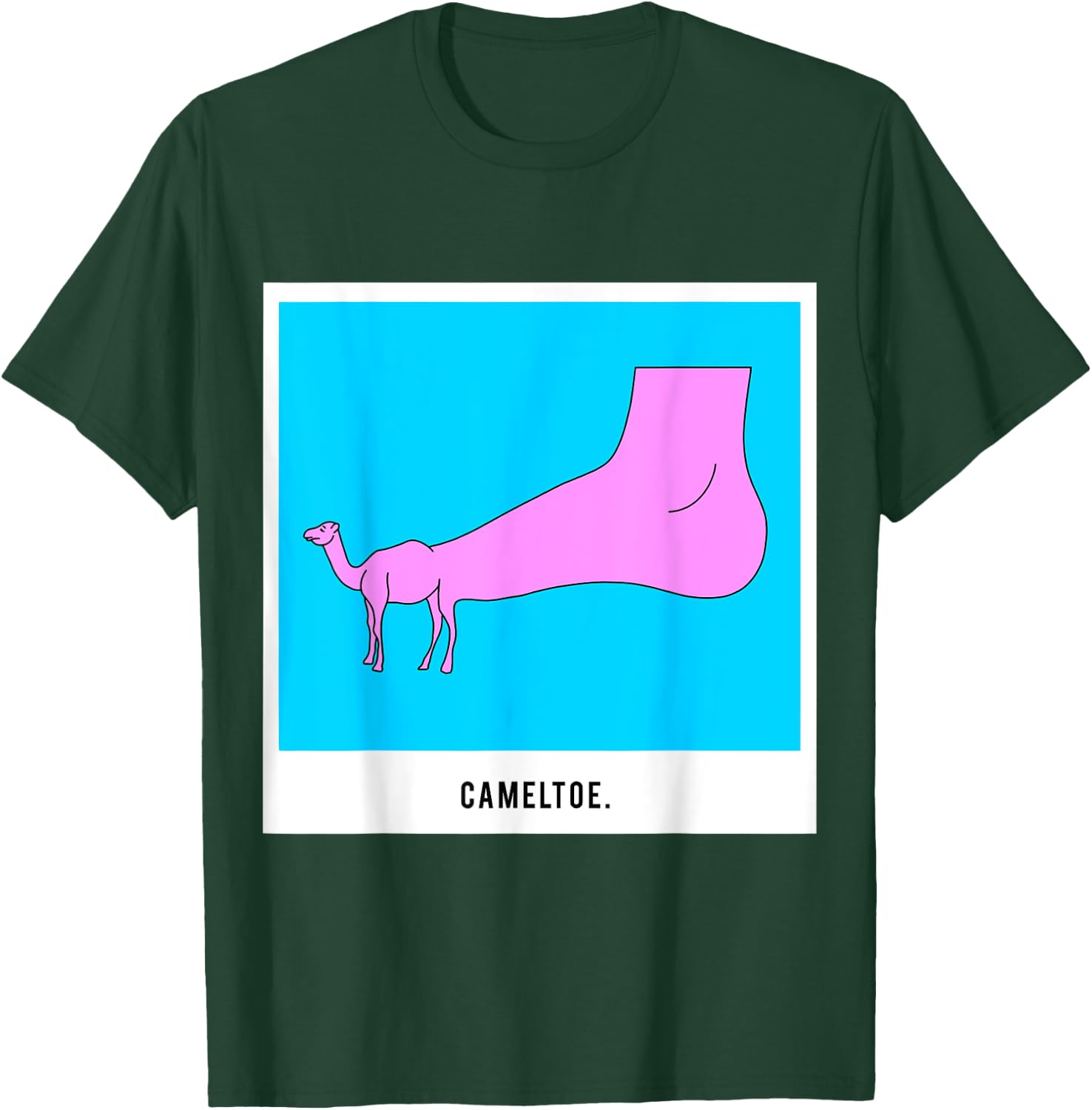 Cameltoe Camel Toe. Cartoon Funny Meme. T-Shirt - T-Shirt | Forest