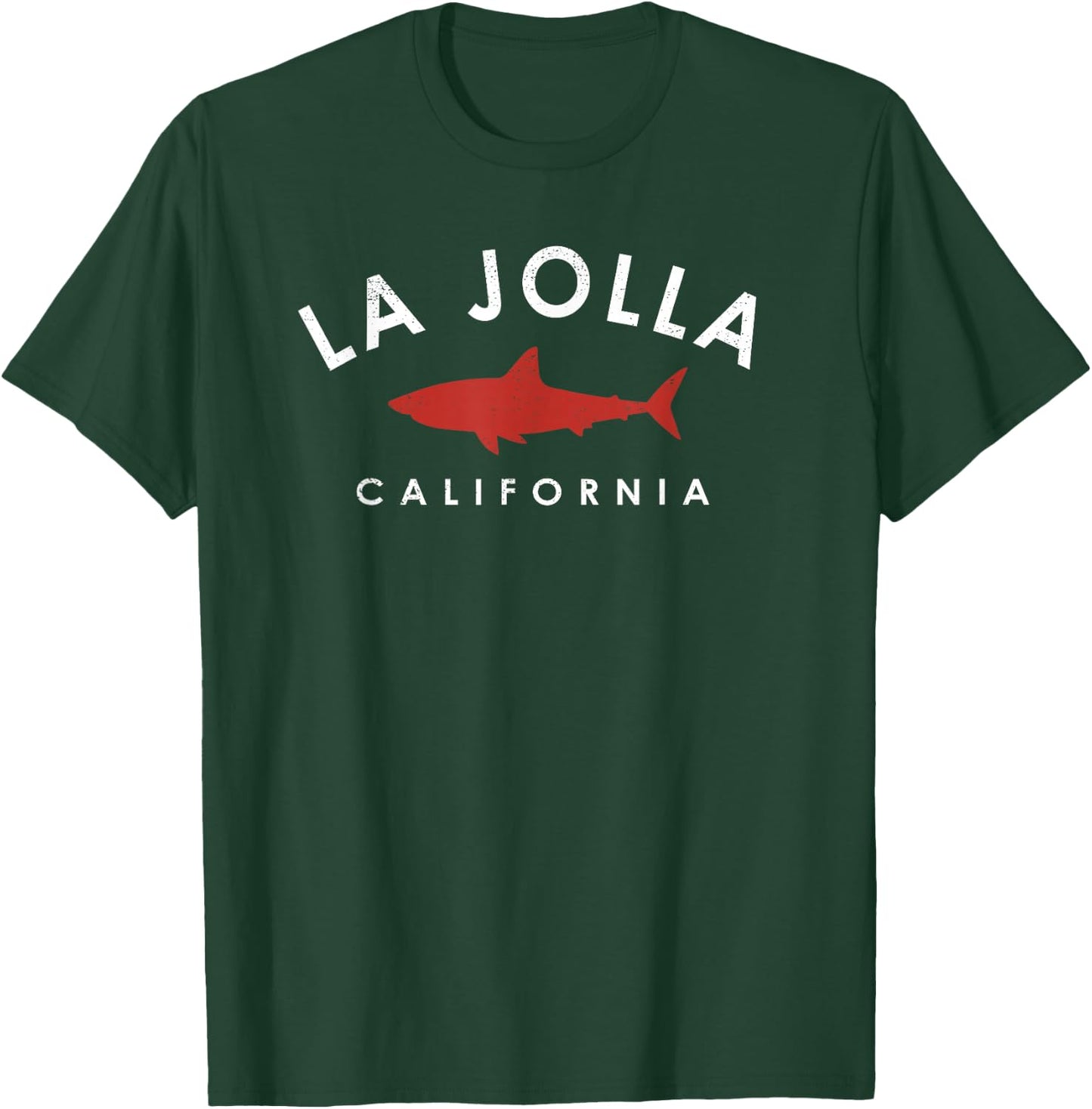 La Jolla California Shark Vacation Souvenir Retro Women T-Shirt - T-Shirt | Forest