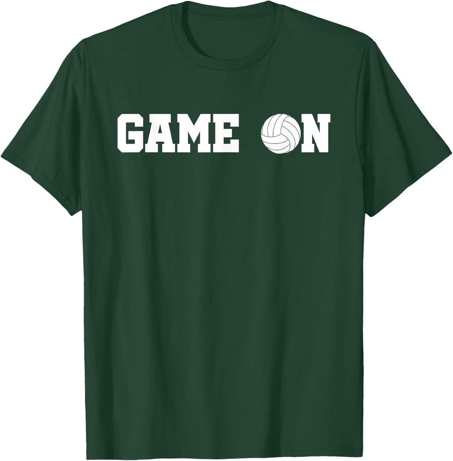 Game On Volleyball Team Gift Women Girls Boys T-Shirt - T-Shirt | Forest