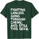 Fighting Cancer Still Sexy | Chemo Patient Inspiration T-Shirt - T-Shirt | Forest