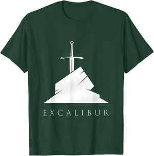 Excalibur The Legendary Sword in the Stone of King Arthur T-Shirt - T-Shirt | Forest