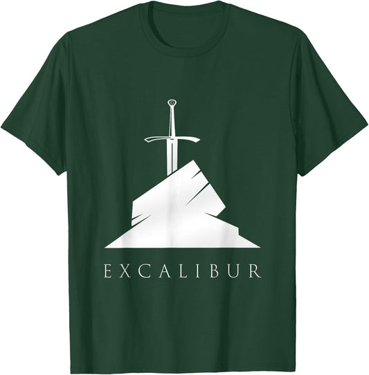 Excalibur The Legendary Sword in the Stone of King Arthur T-Shirt - T-Shirt | Forest