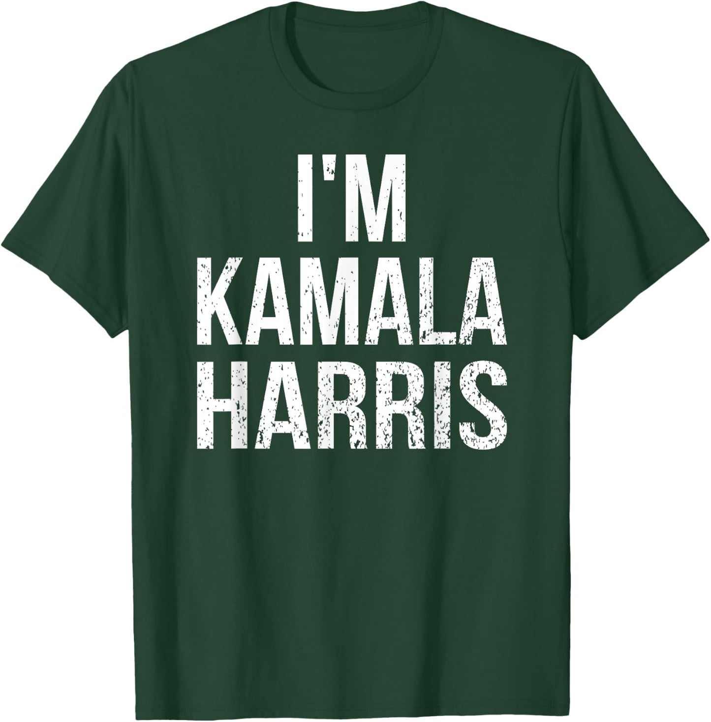 I’m Kamala Harris Halloween Costume Party Adult Kids Funny T-Shirt - T-Shirt | Forest