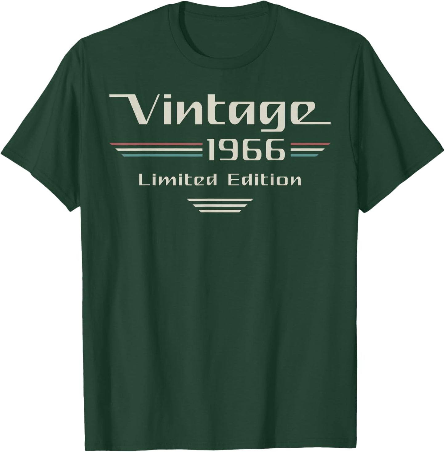 Vintage 1966 Limited Edition Classic Car 60th Birthday T-Shirt - T-Shirt | Forest
