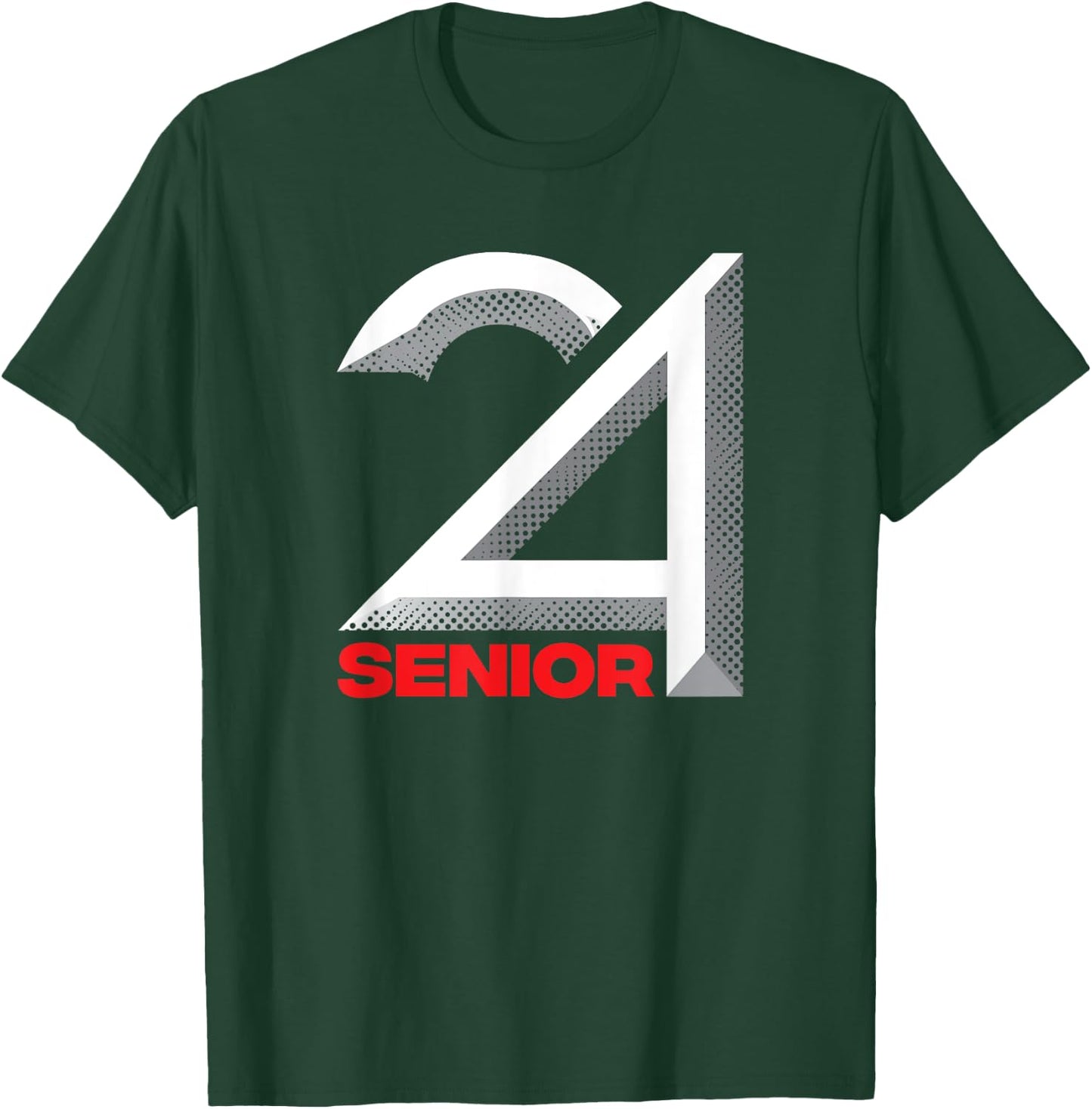 Senior Class Of 2024 Shirt Graduation High School College T-Shirt - T-Shirt | Forest