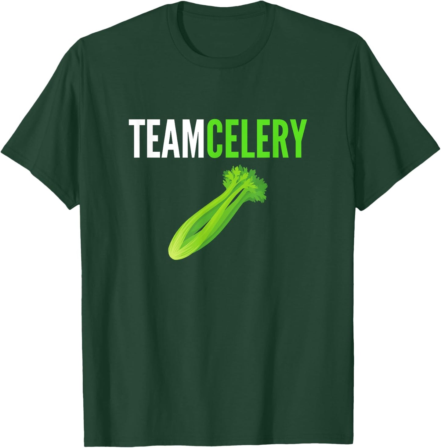 Team Celery Funny Celery Lover I Love Celery Humor T-Shirt - T-Shirt | Forest