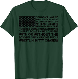4th Of July You Don't Have No Whistling Bungholes USA Flag T-Shirt - T-Shirt | Forest
