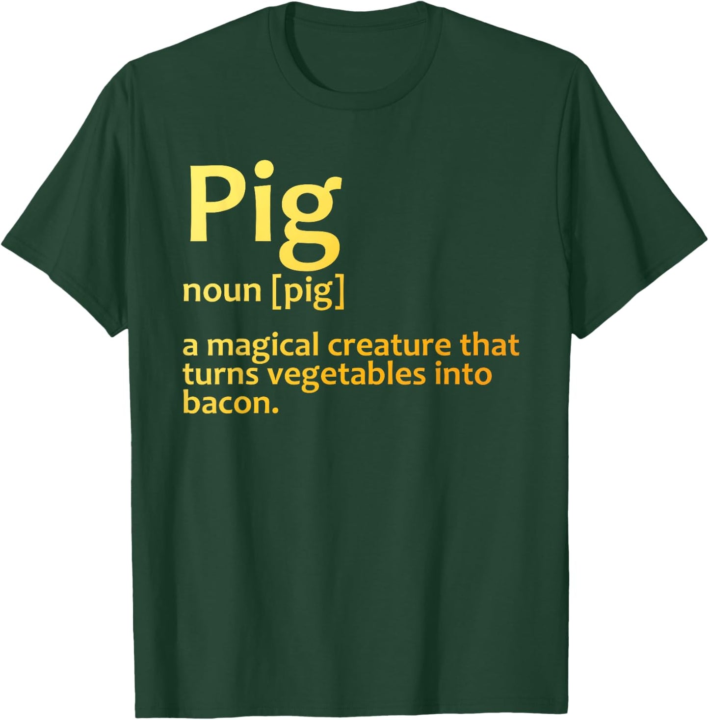 Best Bacon Design Women Kids Pig Food Bacon Lover T-Shirt - T-Shirt | Forest
