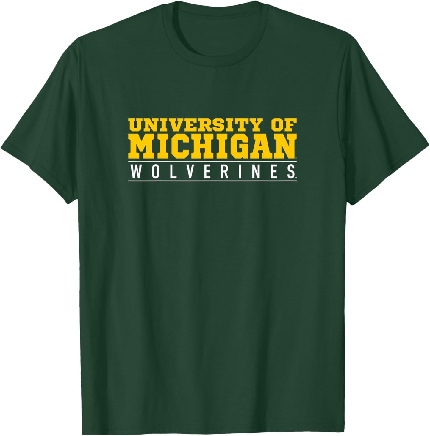 Kids University of Michigan Wolverines U of M Between the Lines T-Shirt - T-Shirt | Forest