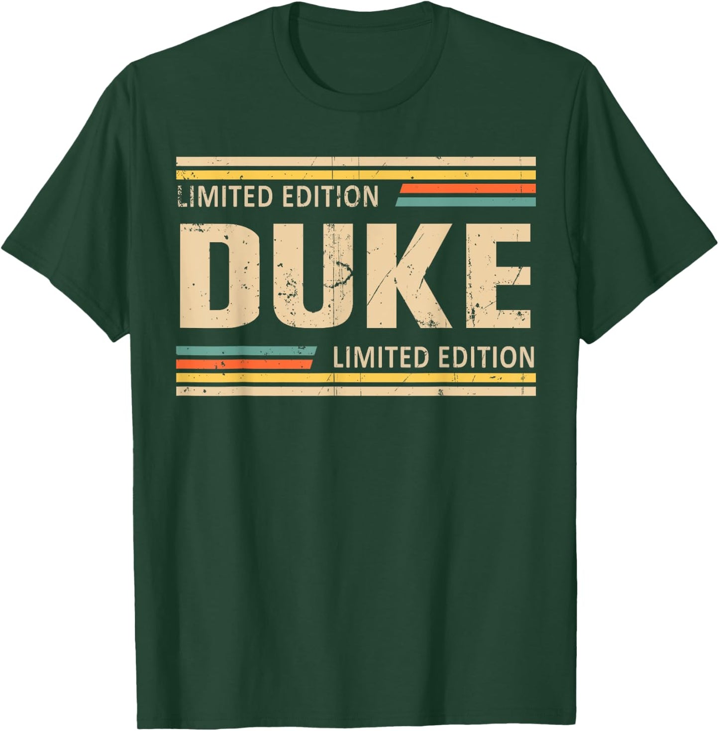 DUKE Limited Edition Shirt DUKE Name Personalized T-Shirt - T-Shirt | Forest