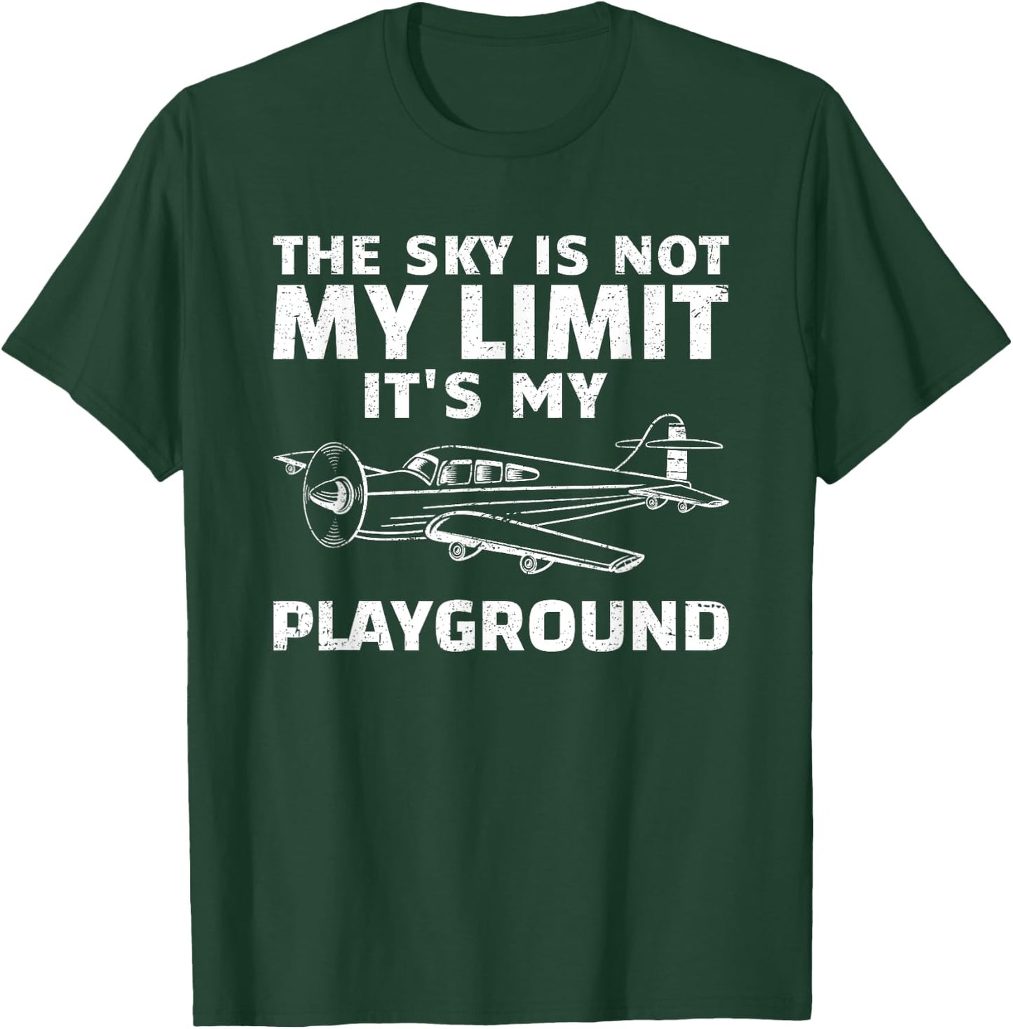 Funny Airplane Women Aviation Pilot Airplane Lovers T-Shirt - T-Shirt | Forest