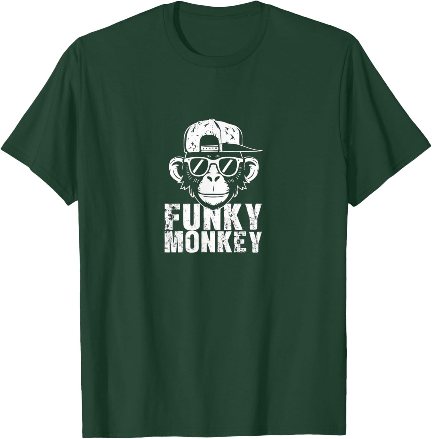 Funky Monkey Retro Style Cool Design T-Shirt - T-Shirt | Forest