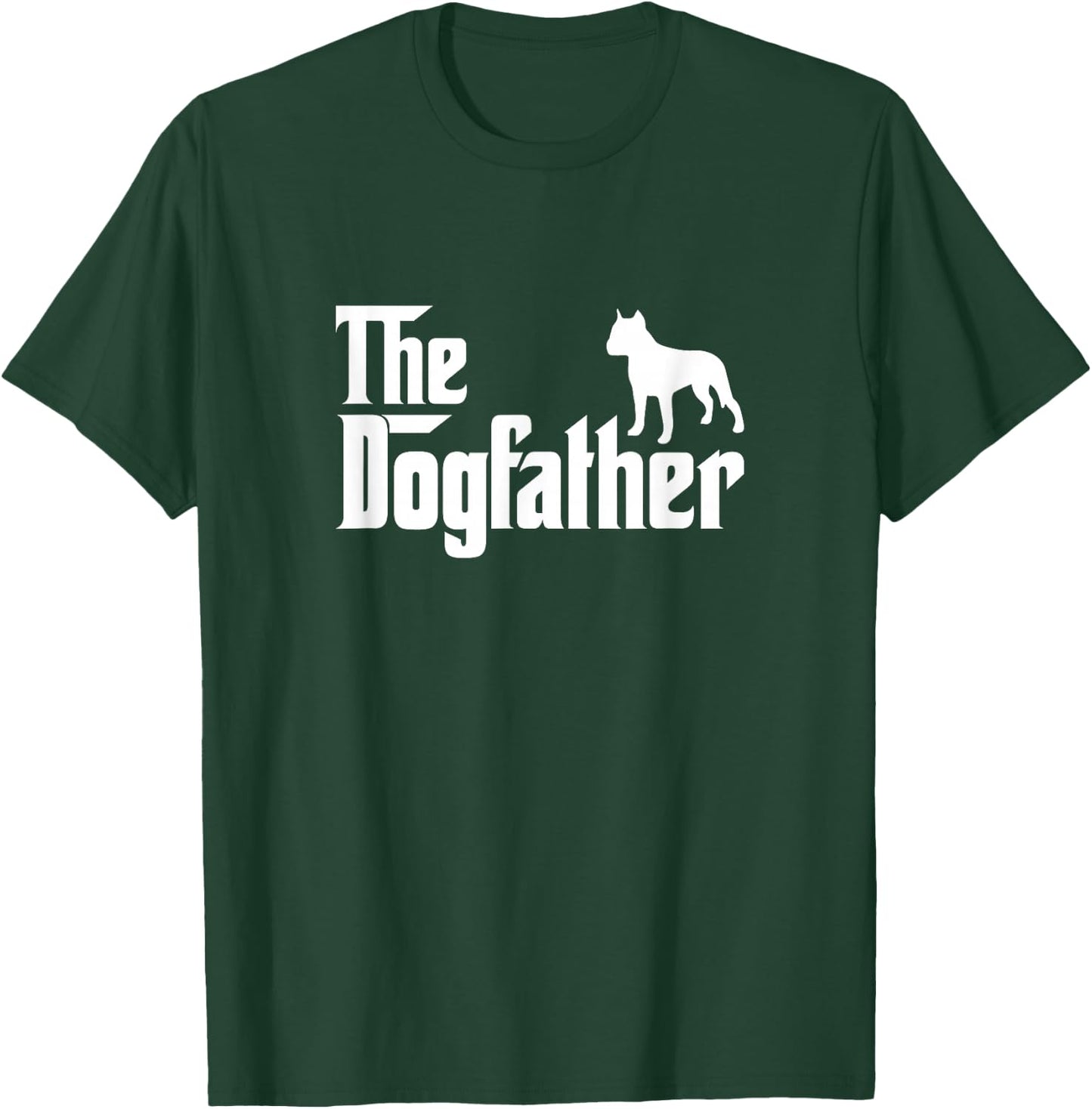 American Staffordshire Terrier Amstaff The DogFather T-Shirt - T-Shirt | Forest