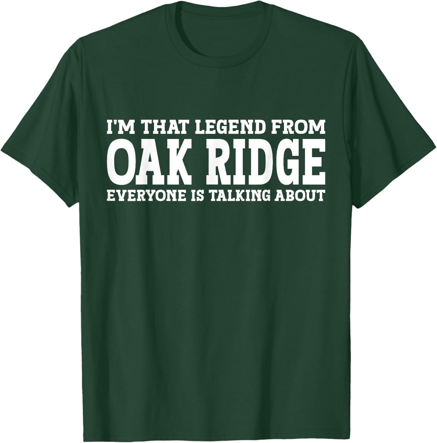 Oak Ridge Hometown NJ New Jersey Home Roots City Oak Ridge T-Shirt - T-Shirt | Forest