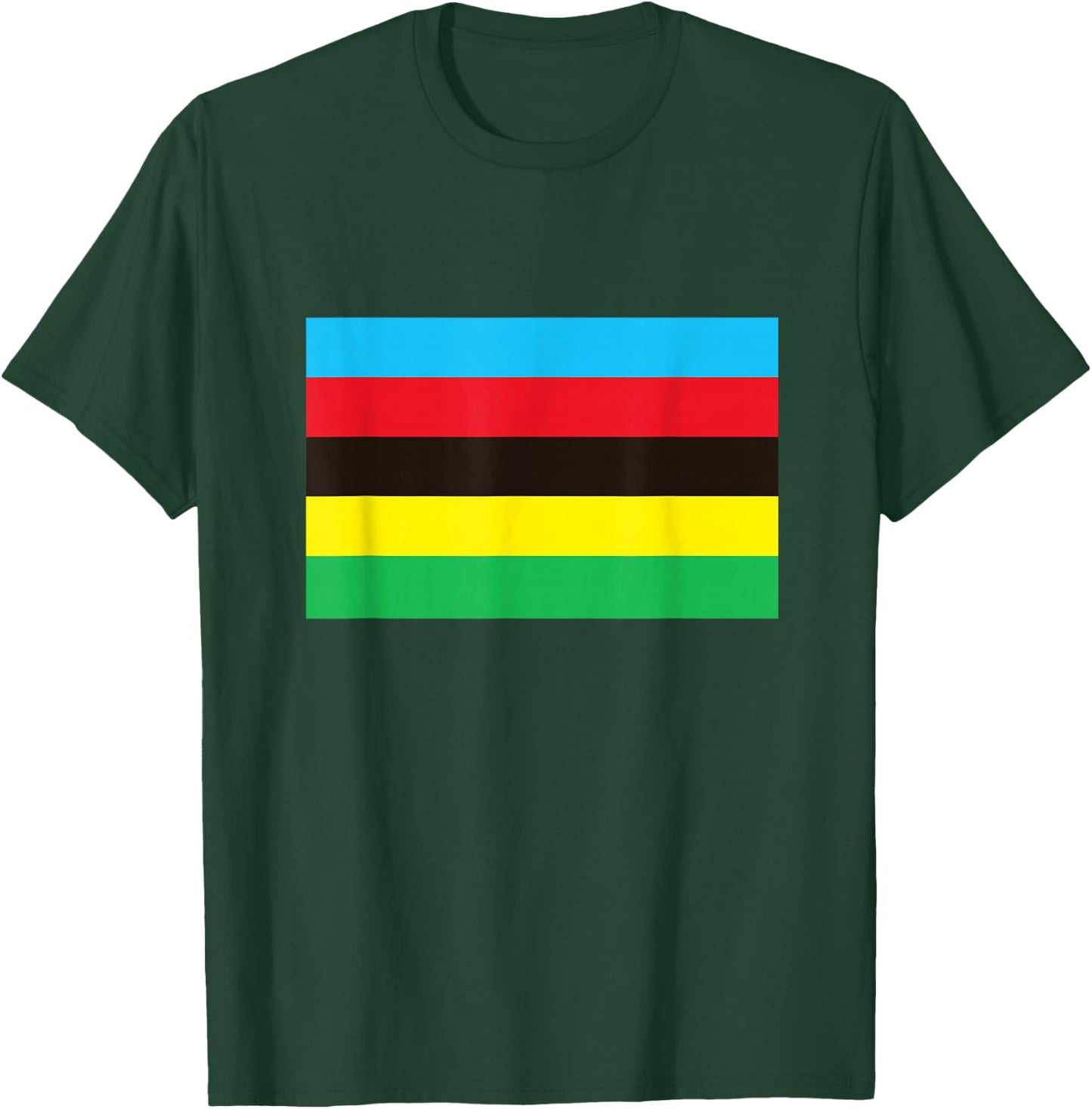 WORLD CYCLING CHAMPION T SHIRT Road Bike Skinng Tyre Champ T-Shirt - T-Shirt | Forest