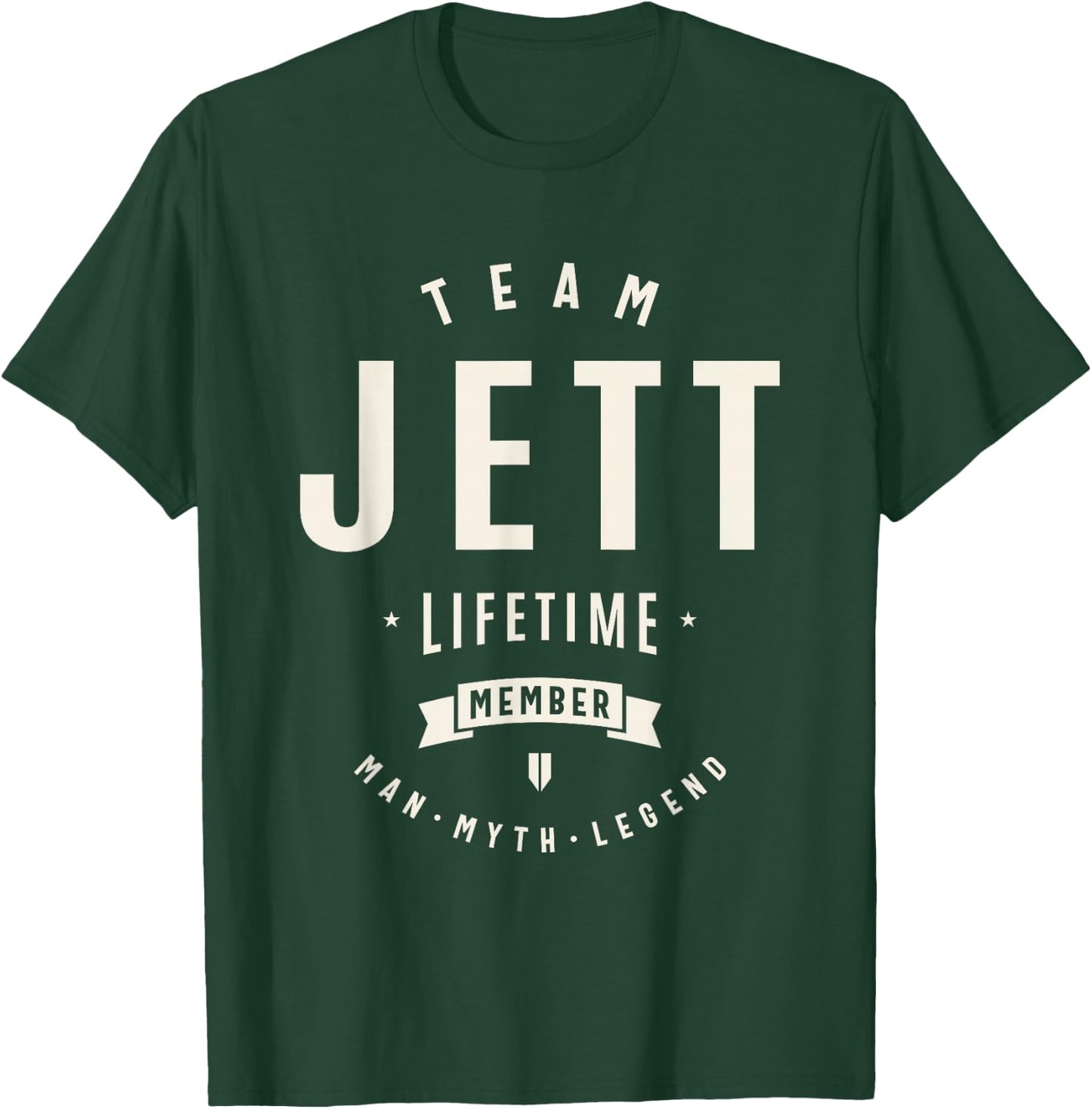 Team Jett Lifetime Member Funny Name Jett T-Shirt - T-Shirt | Forest
