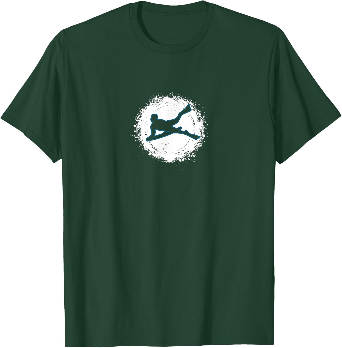 Minimalist Bodyboard Vintage Bodyboarding Graphic T-Shirt - T-Shirt | Forest