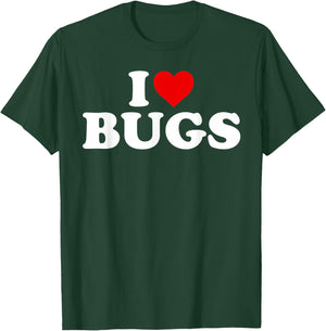 I Love Bugs - Heart T-Shirt - T-Shirt | Forest