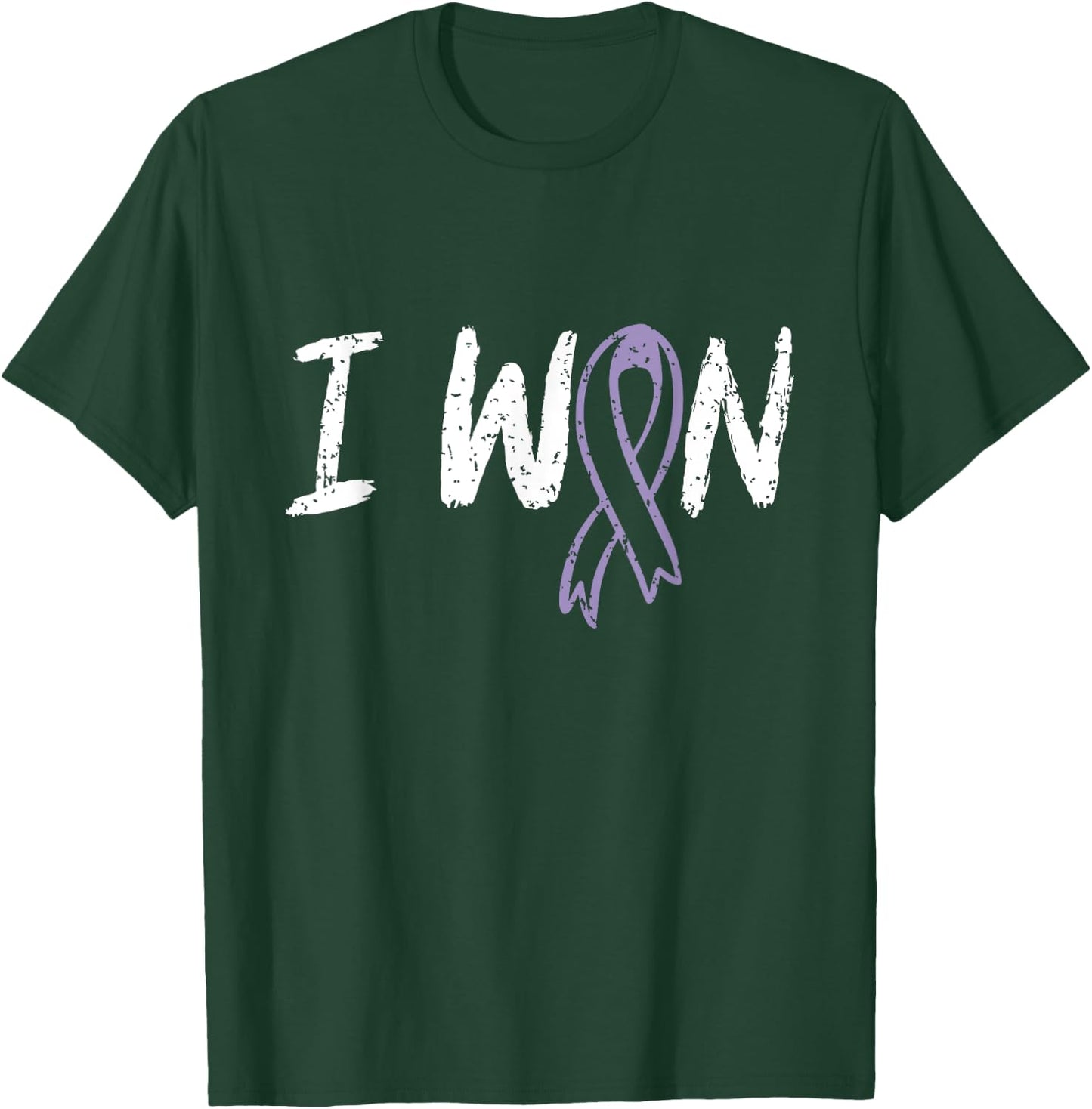Cancer Warriors co Testicular Cancer Survivor I Won - Men's Black Classic Fit Short Sleeve - Small T-Shirt - T-Shirt | Forest