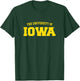 License Champs University of Iowa Hawkeyes | Official NCAA | OCIMPIO001 , Small, Black T-Shirt - T-Shirt | Forest