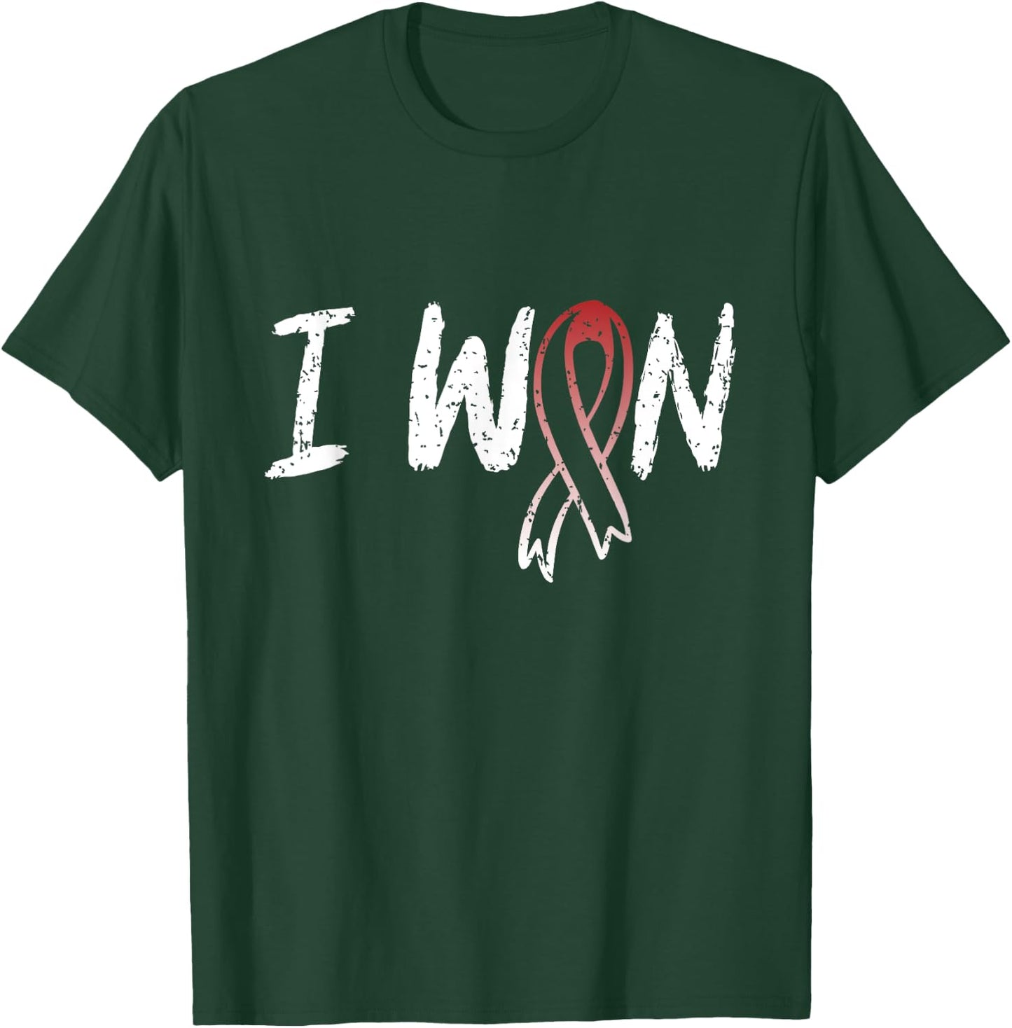 Laryngeal Cancer Survivor - I Won Laryngeal Cancer Awareness T-Shirt - T-Shirt | Forest