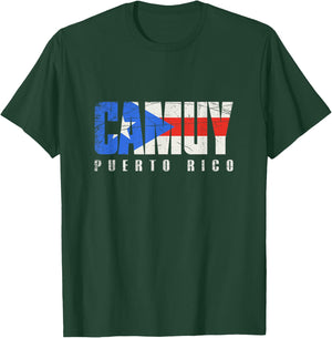Camuy Puerto Rico, Puerto Rican flag T-Shirt - T-Shirt | Forest
