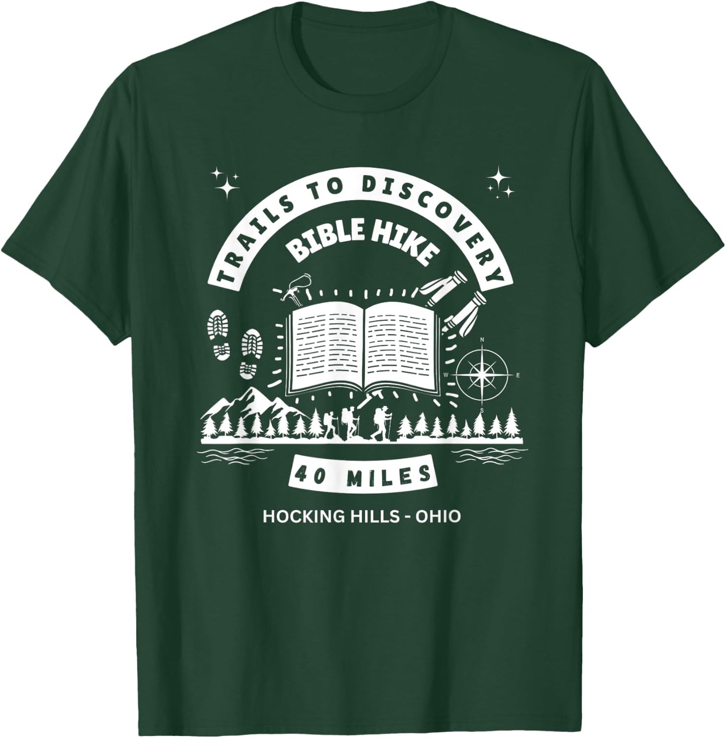 Trails To Discovery Bible Hike T-Shirt - T-Shirt | Forest