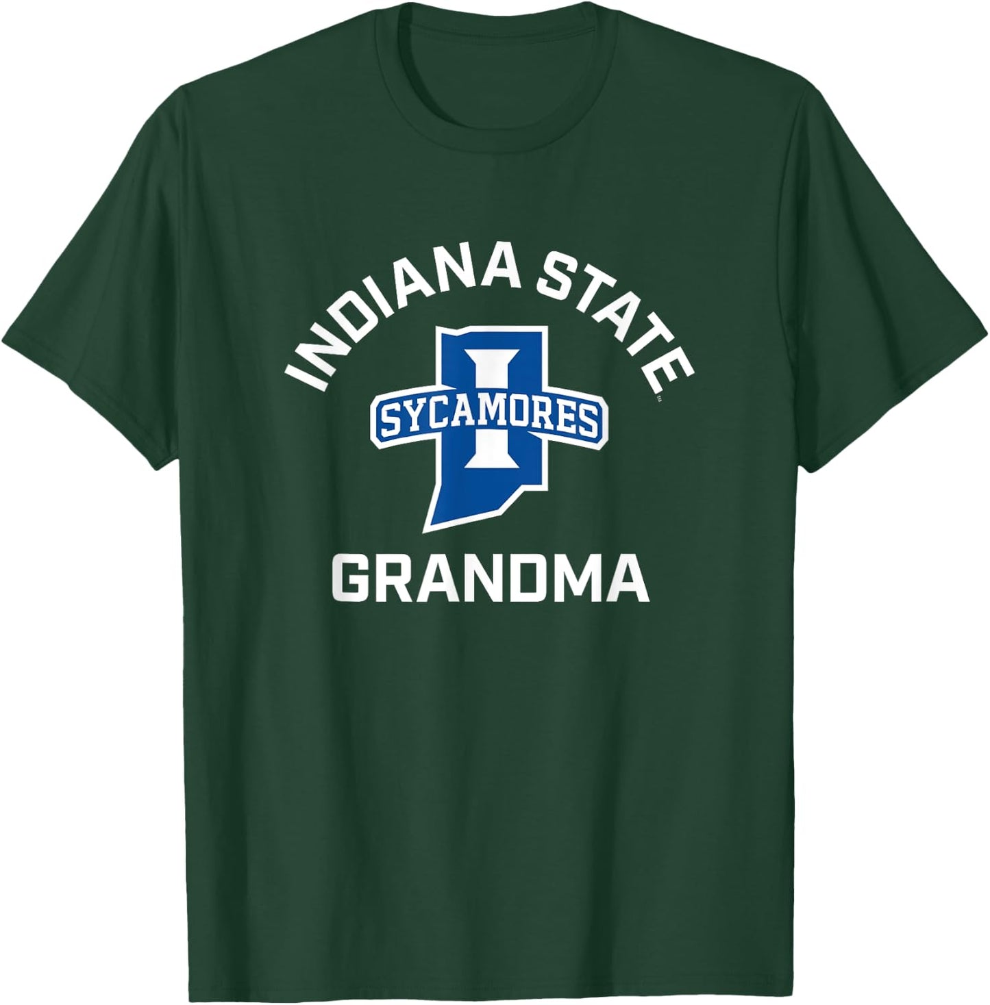 Indiana State University Sycamores Arched Grandma T-Shirt - T-Shirt | Forest