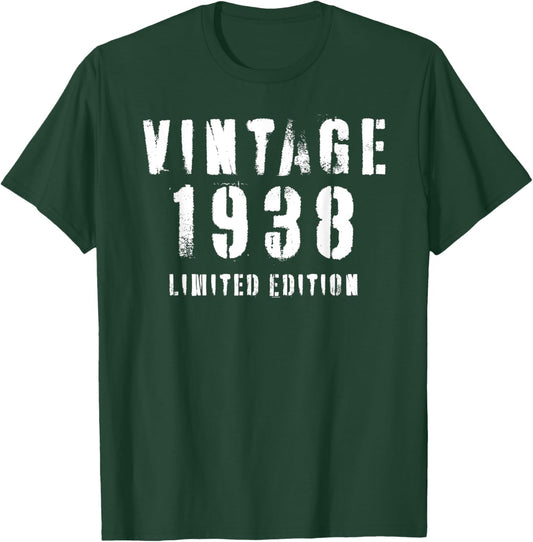 Vintage 1938 Retro Classic – Limited Edition T-Shirt - T-Shirt | Forest