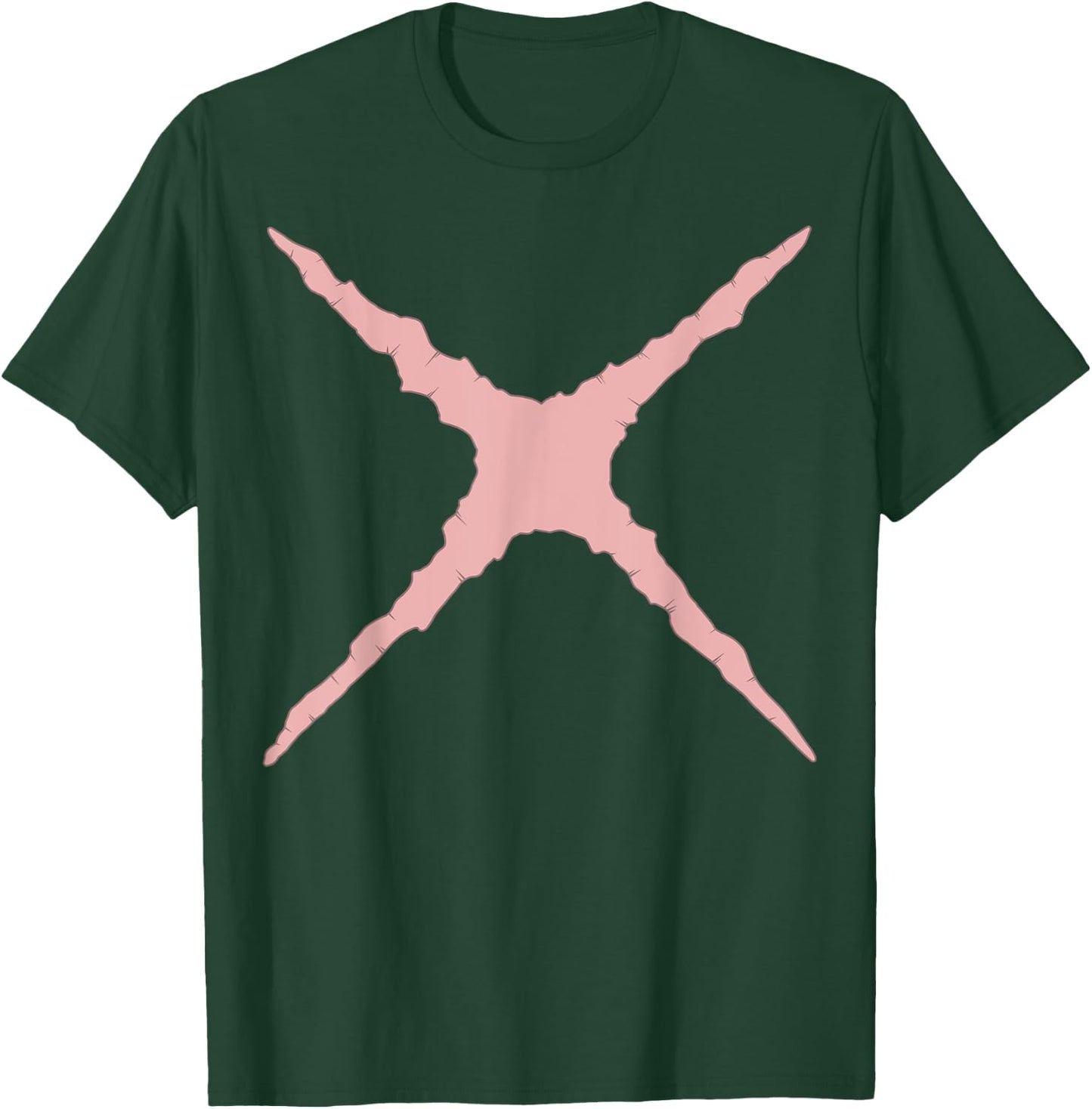 Anime Cosplay Anime Costume Anime Training Scar Anime Gym T-Shirt - T-Shirt | Forest