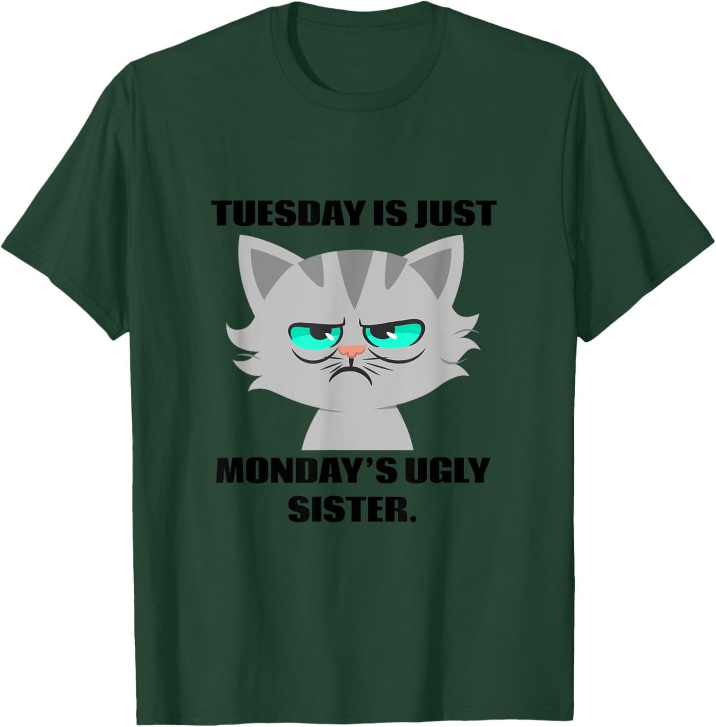 Tuesday Is Just Monday's Ugly Sister Funny Boy's T Shirt T-Shirt - T-Shirt | Forest