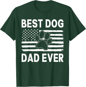 Funny Dad Fathers Day Dog Dad T-Shirt - T-Shirt | Forest