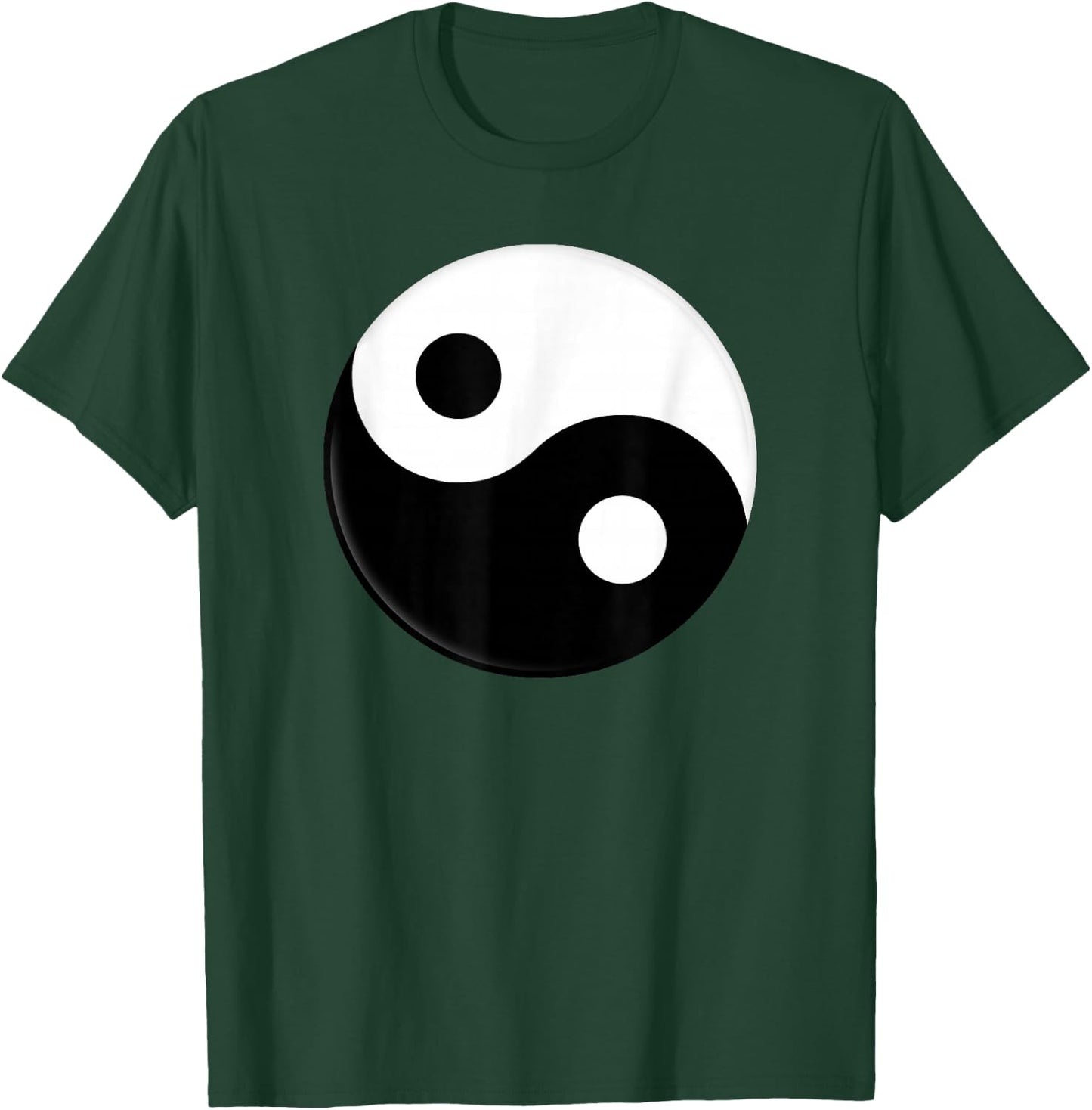 Yin Yang Classic Black White Symbol Vintage Chinese Gift T-Shirt - T-Shirt | Forest