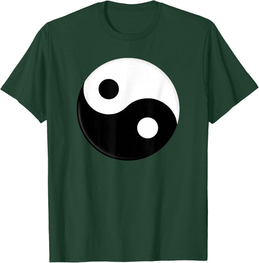 Yin Yang Classic Black White Symbol Vintage Chinese Gift T-Shirt - T-Shirt | Forest