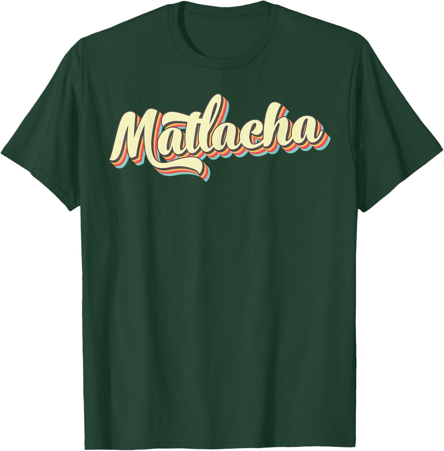Matlacha Retro Art Baseball Font Vintage T-Shirt - T-Shirt | Forest