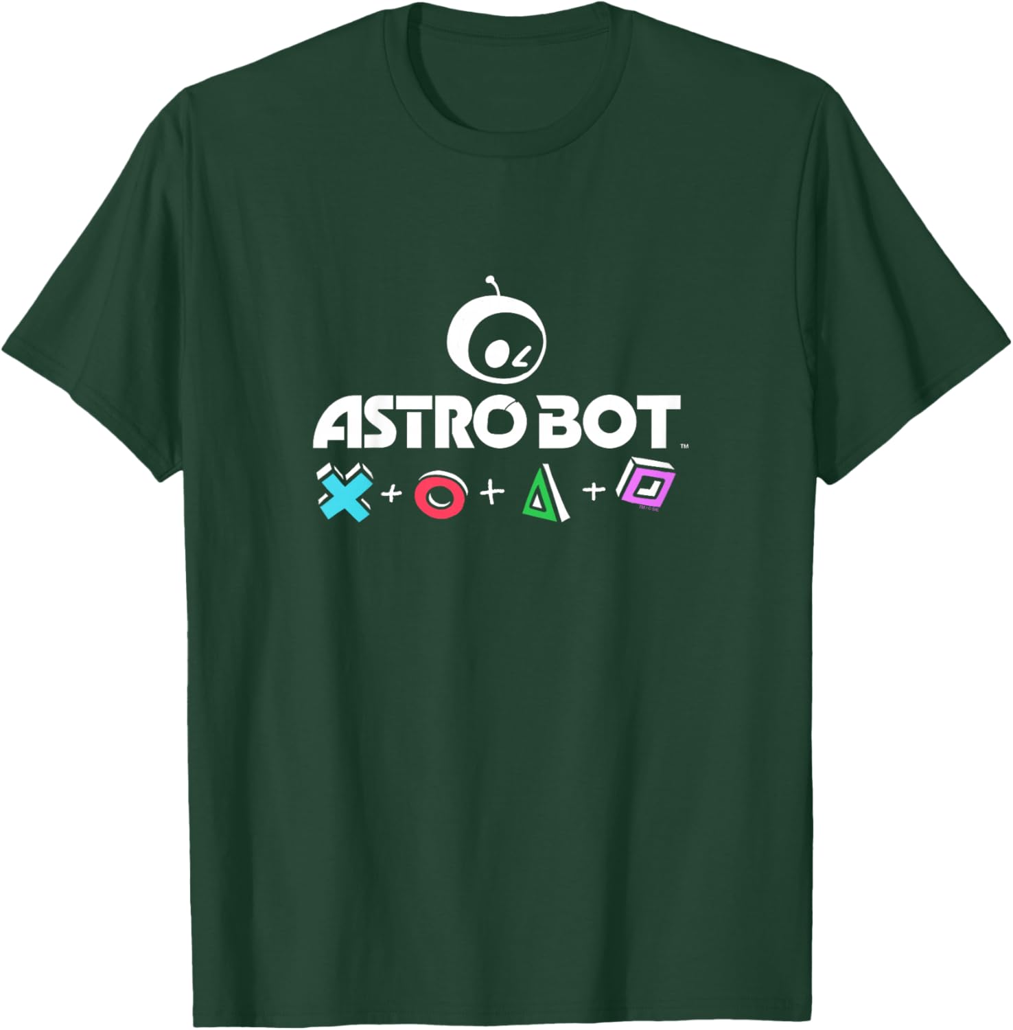 Astro Bot Kids PlayStation Symbols Video Game T-Shirt - T-Shirt | Forest